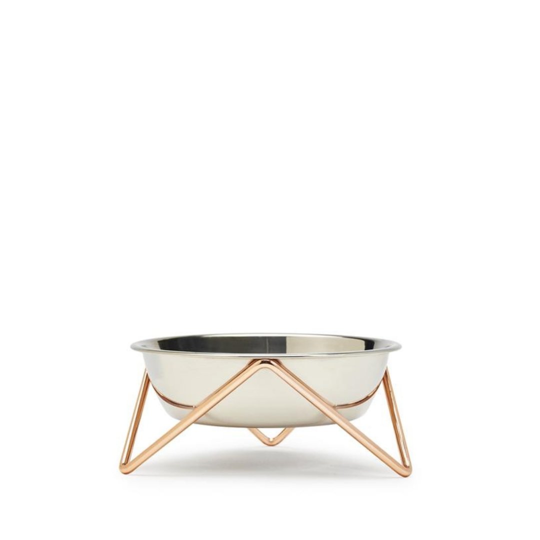 Meow Luxe Bowl - Copper - Pooch Luxury