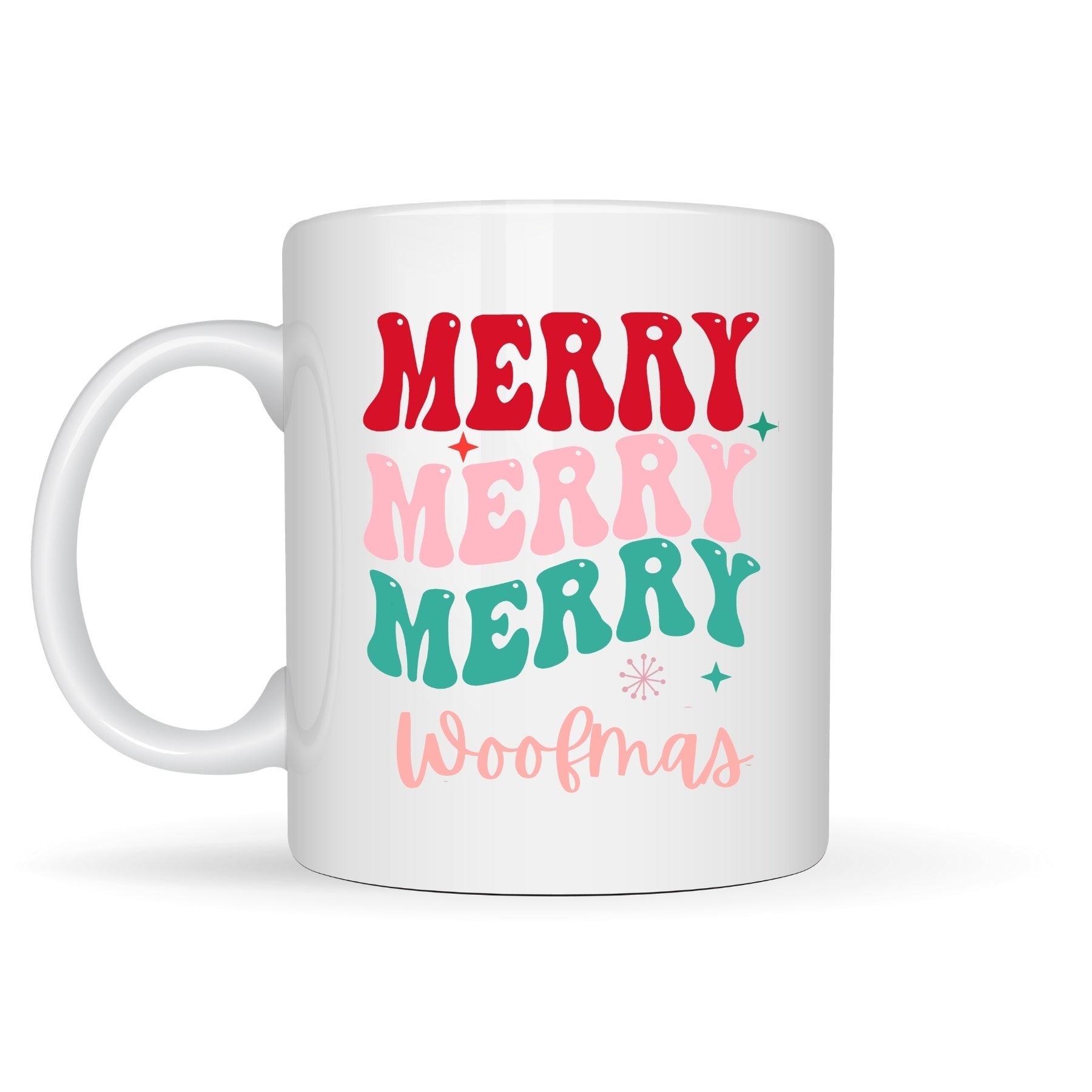 Merry, Merry, Merry Woofmas Mug - Pooch Luxury