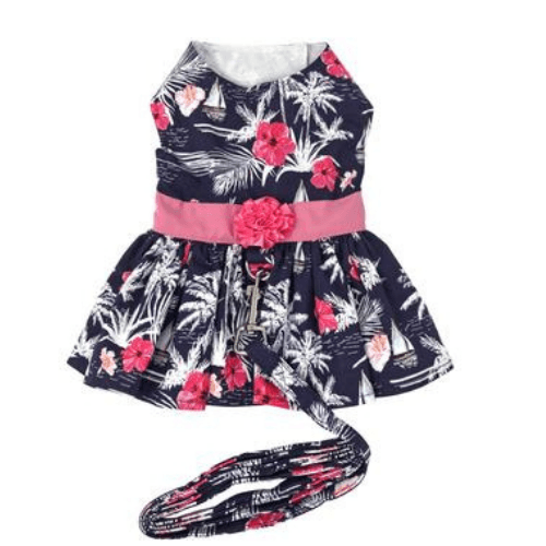 Moonlight Sails Dog Dress with Matching Leash - Pooch Luxury