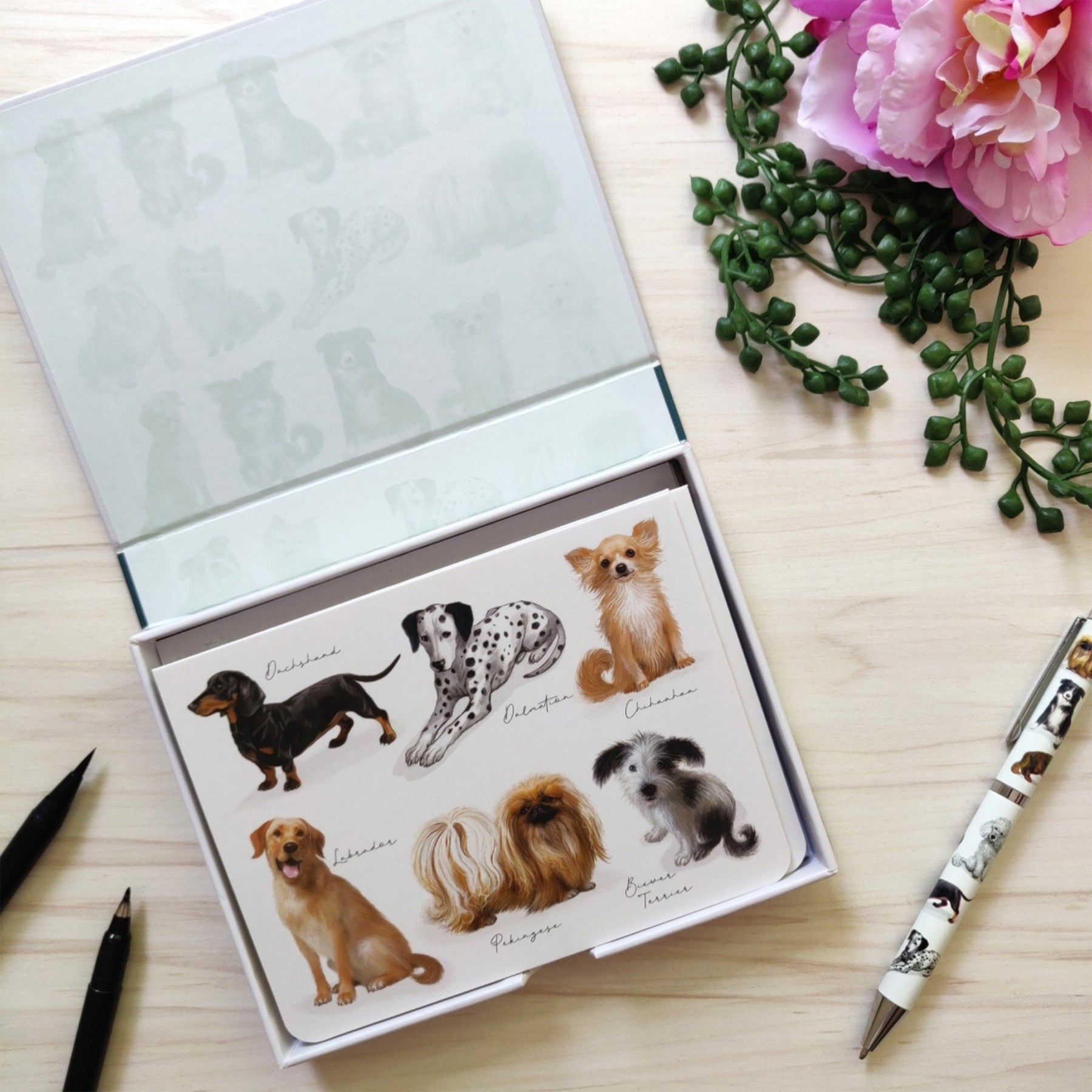 Notecard Writing Set - Dogs - Pooch Luxury
