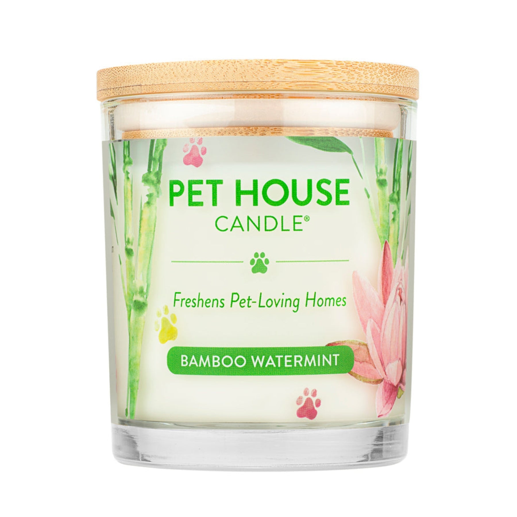 One Fur All Pet House Candle - Bamboo Watermint - Pooch Luxury