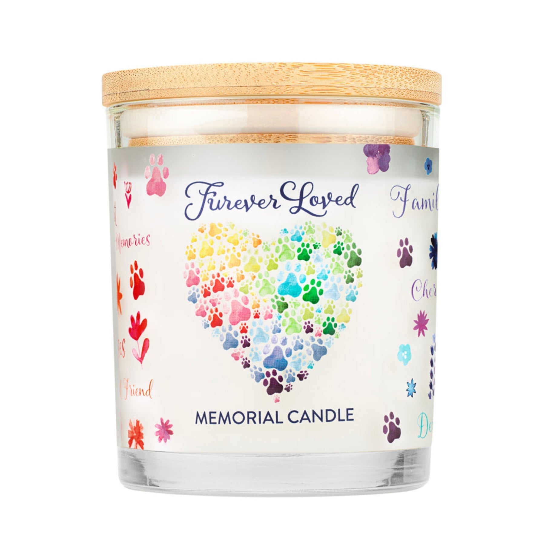 One Fur All Pet House Candle - Forever Loved Memorial - Pooch Luxury