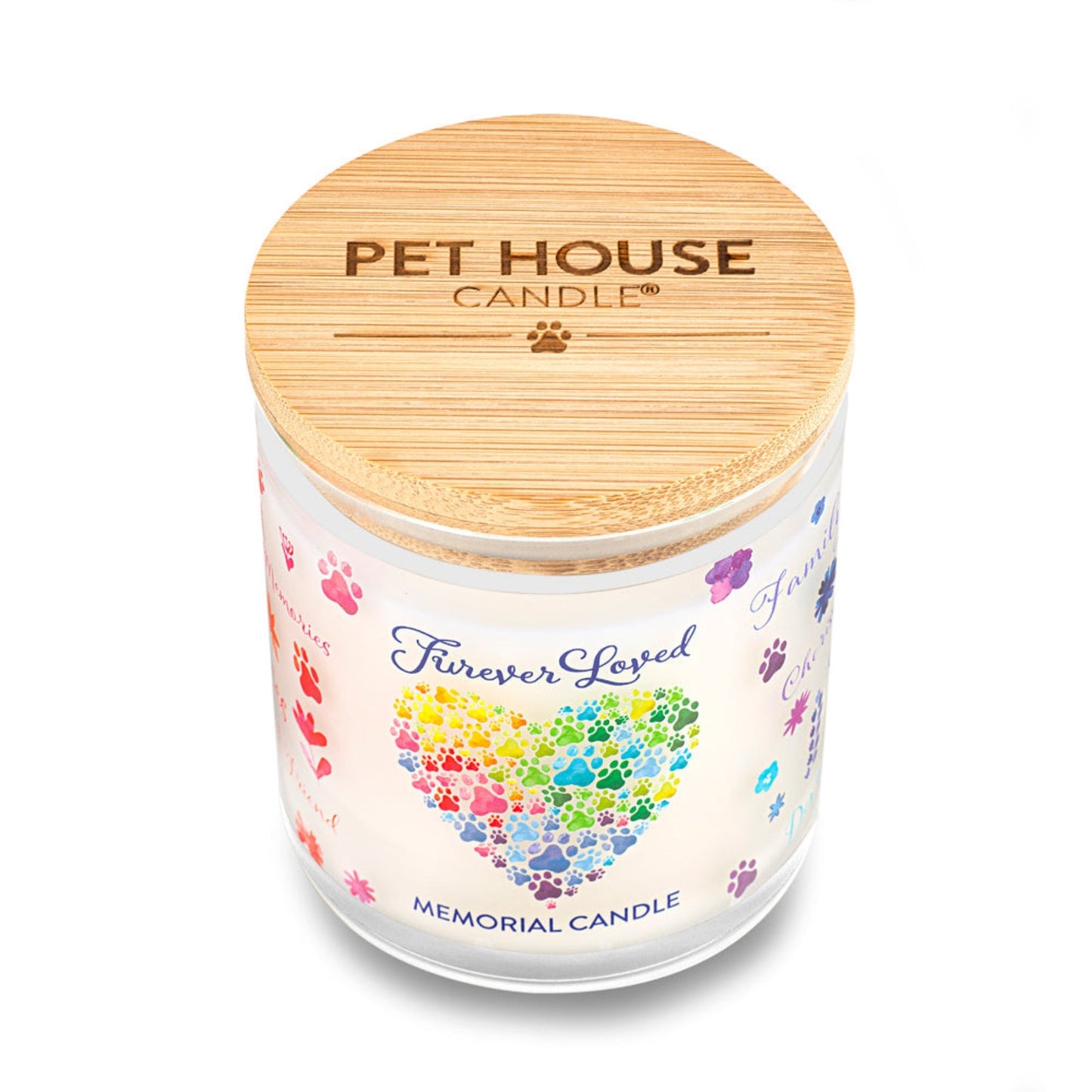 
                  
                    One Fur All Pet House Candle - Forever Loved Memorial - Pooch Luxury
                  
                
