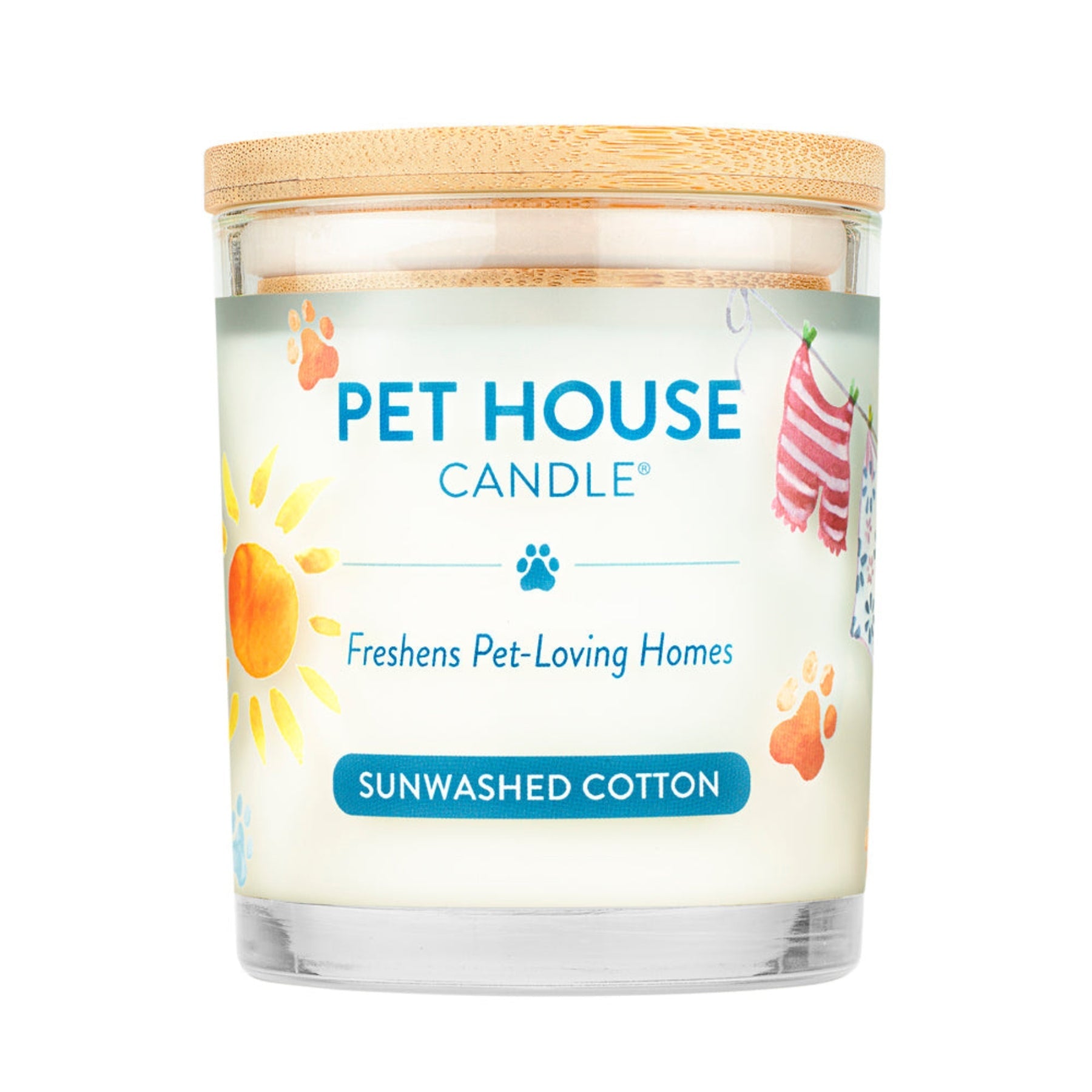 One Fur All Pet House Candle - Sunwashed Cotton - Pooch Luxury