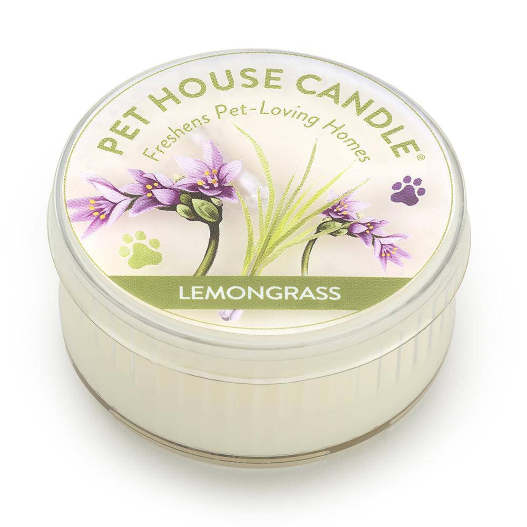 One Fur All Pet House Mini Candle - Lemongrass - Pooch Luxury