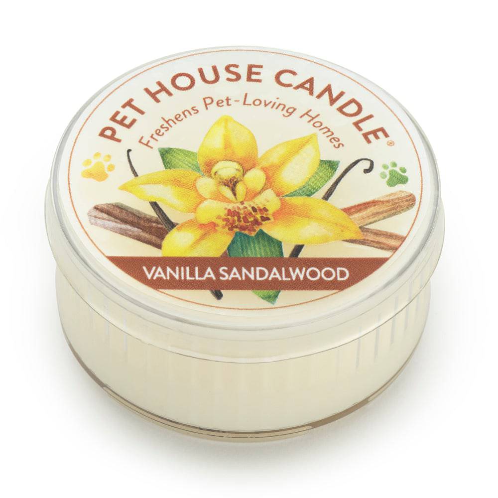 One Fur All Pet House Mini Candle - Vanilla Sandalwood - Pooch Luxury