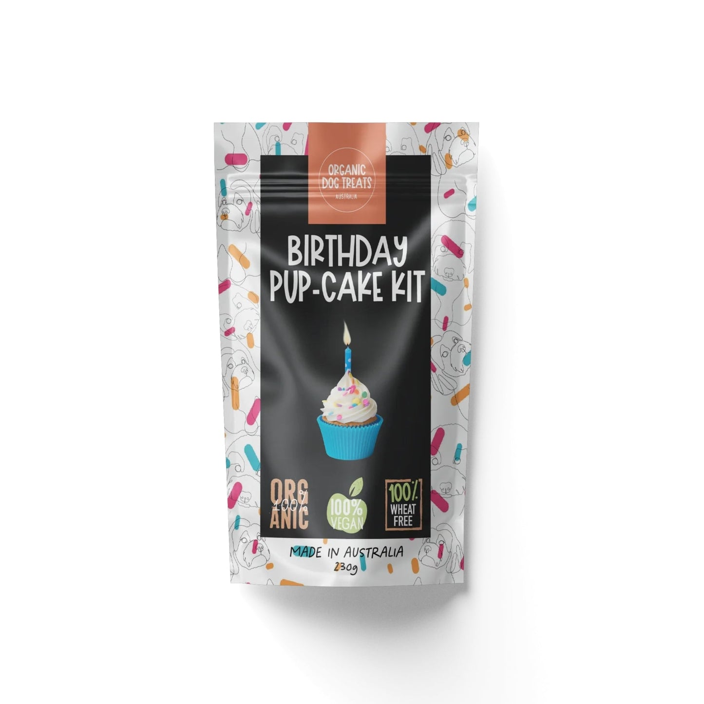 Organic Birthday Pup-Cake Cupcake Baking Kit - Pooch Luxury