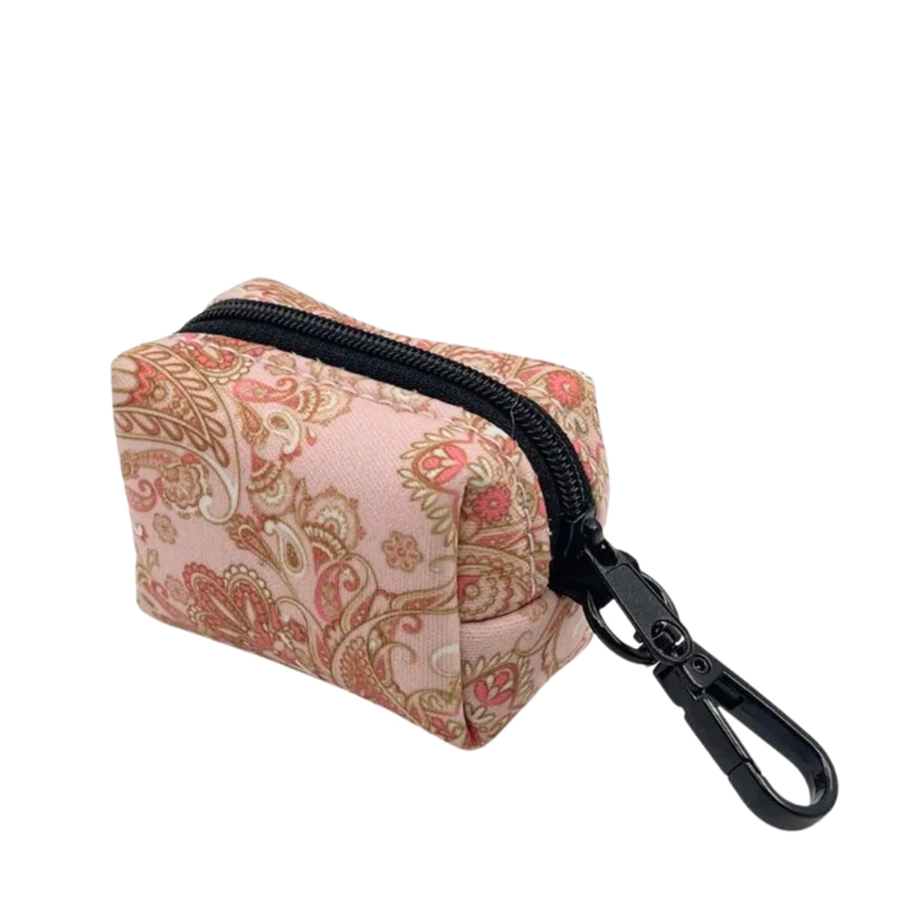 Paisley Blush Poop Bag Holder - Pooch Luxury