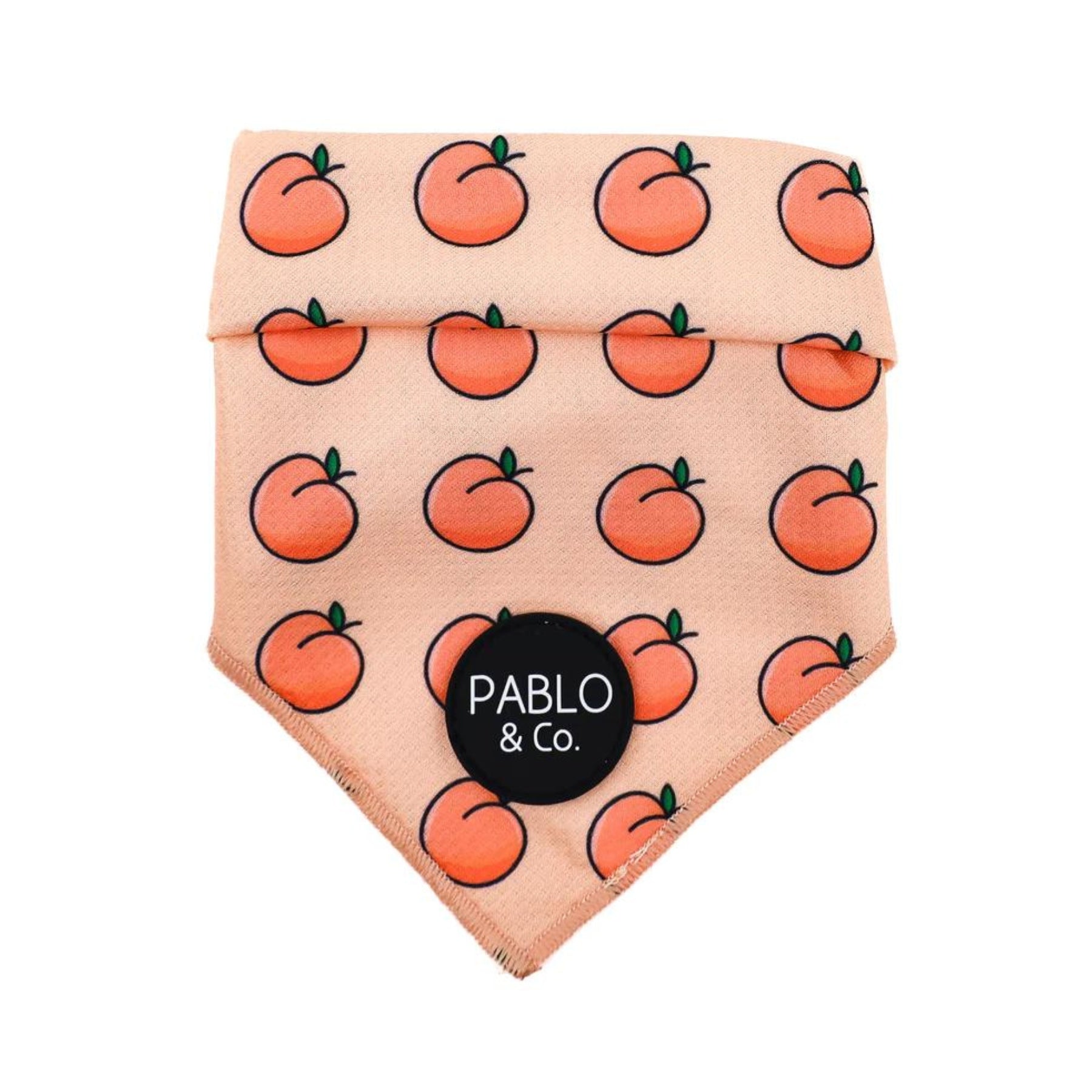 Peach dog outlet bandana