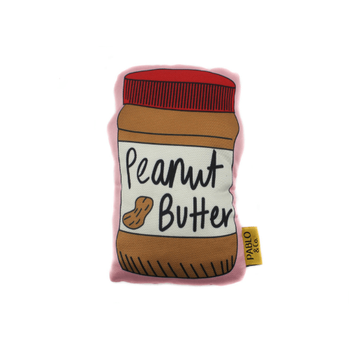 Peanut Butter Squeaky Toy - Pooch Luxury