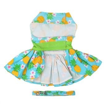 Pineapple Luau Harness Dress - Pooch Luxury