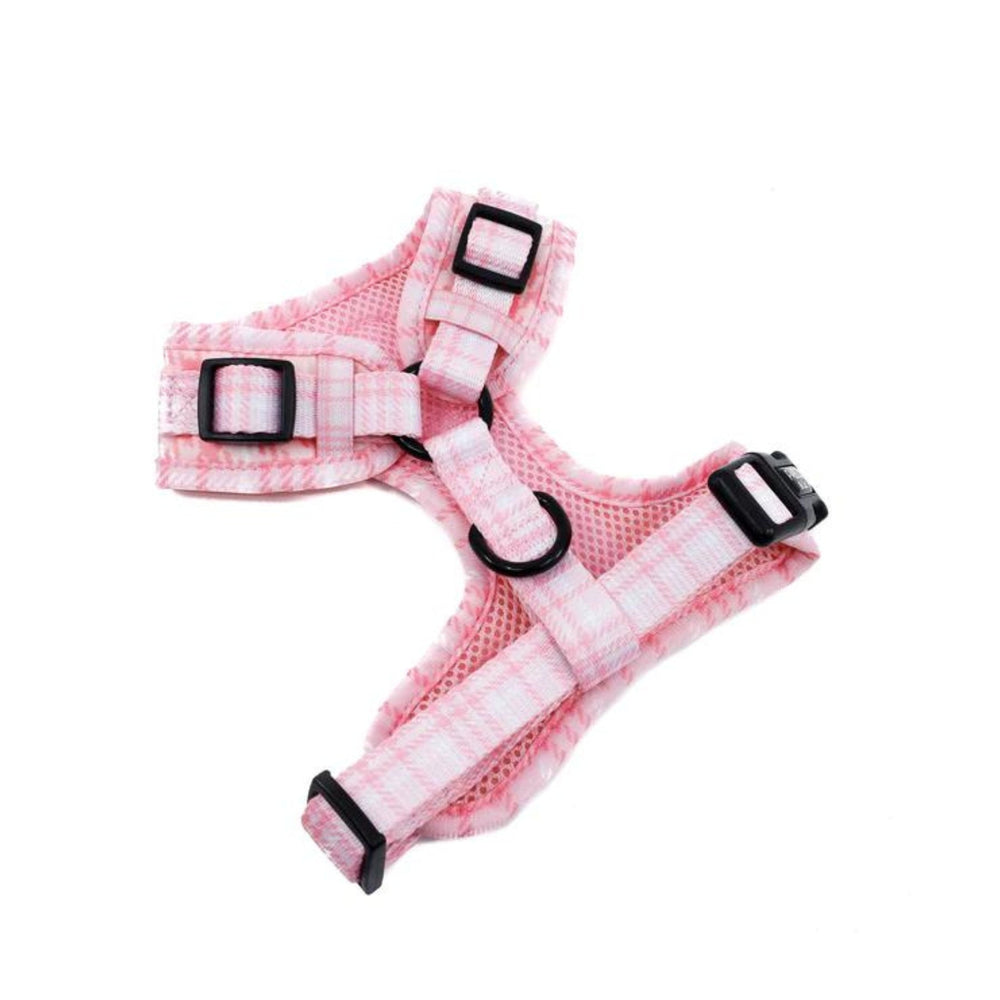 
                  
                    Pink Houndstooth Adjustable Harness - Pooch Luxury
                  
                