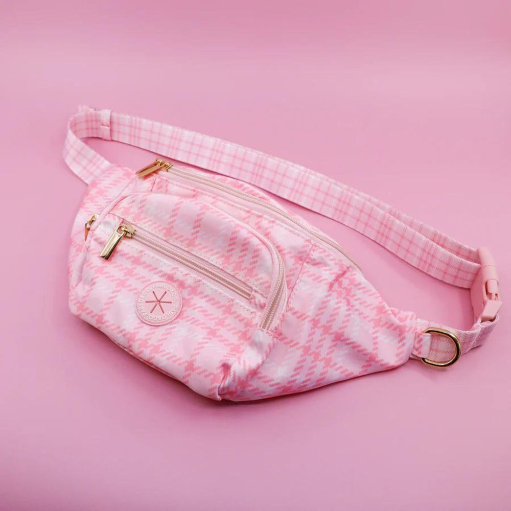 
                  
                    Pink Houndstooth - The Ultimate Bumbag - Pooch Luxury
                  
                
