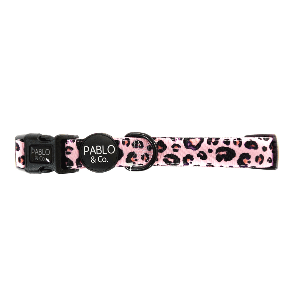 Pink Leopard Collar - Pooch Luxury