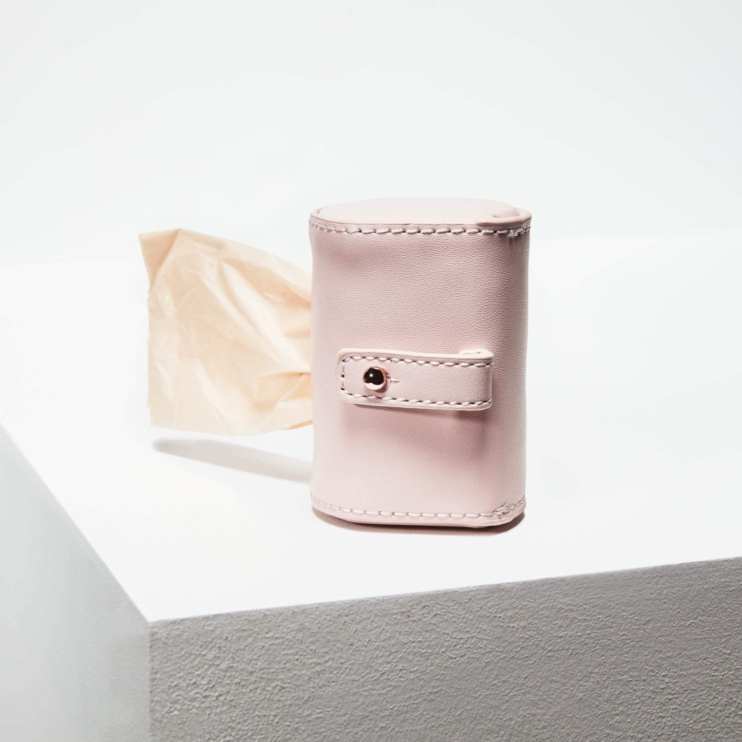 Poop Bag Holder - Pale Pink - Pooch Luxury