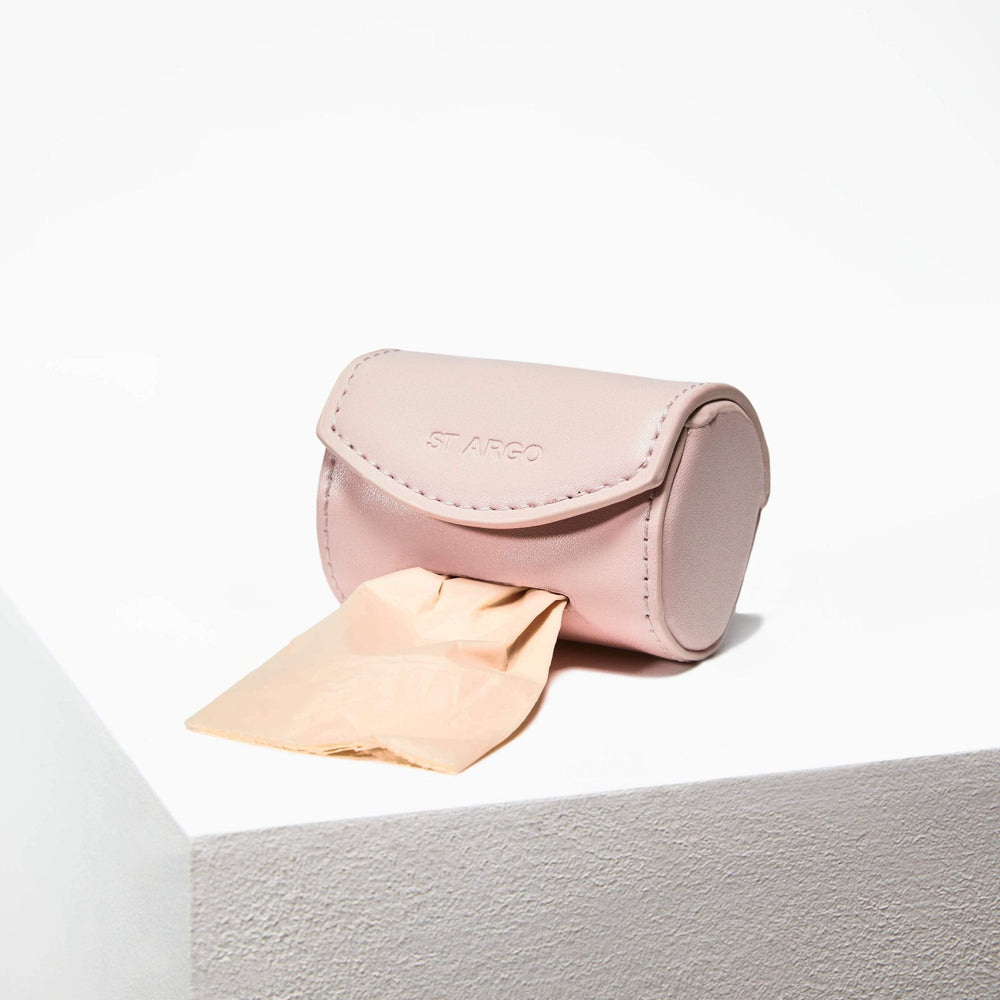 Poop Bag Holder - Pale Pink - Pooch Luxury