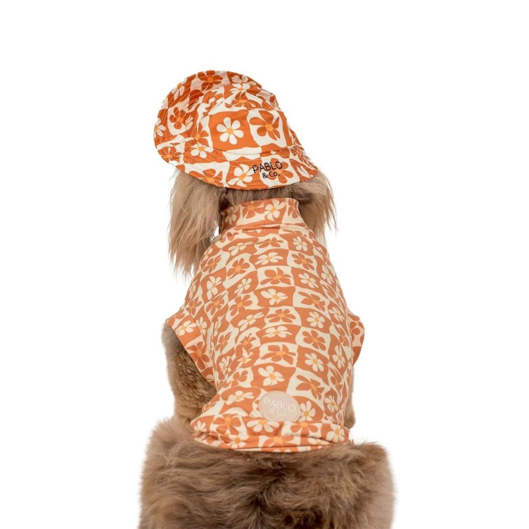 Retro Dazie Dog Bucket Hat - Pooch Luxury