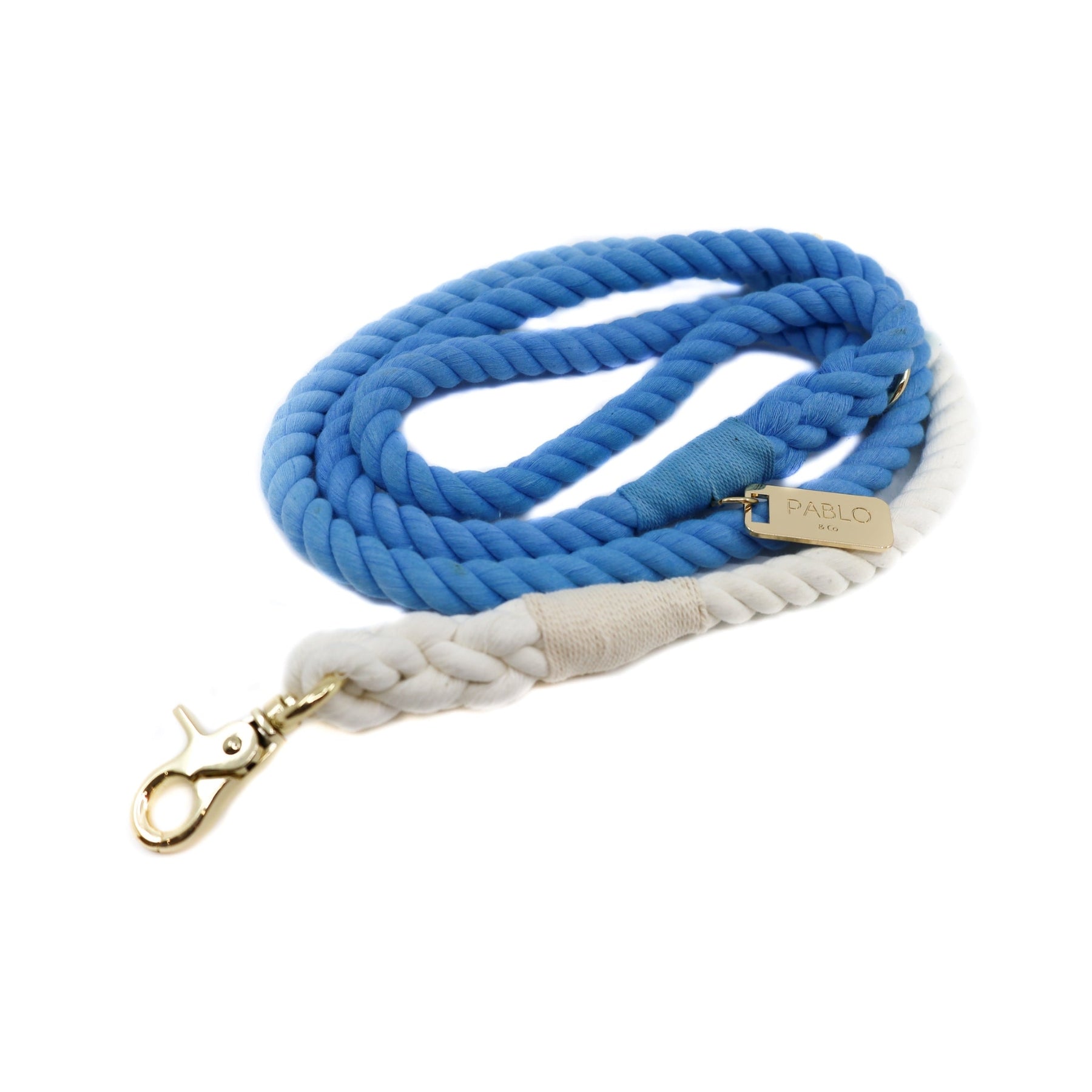 Rope Leash - Ombre Ocean Breeze - Pooch Luxury