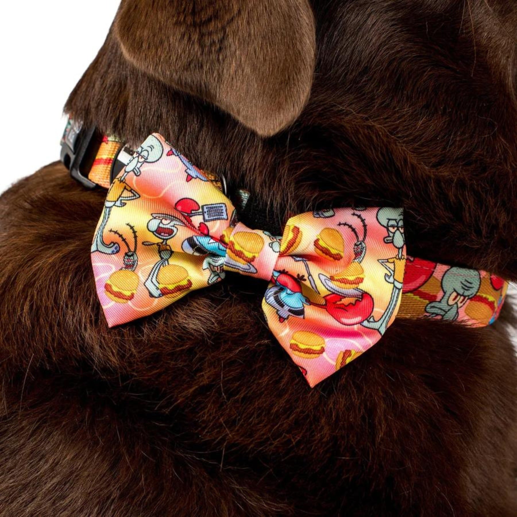 Squidward & Mr. Krabs Bow Tie - Pooch Luxury