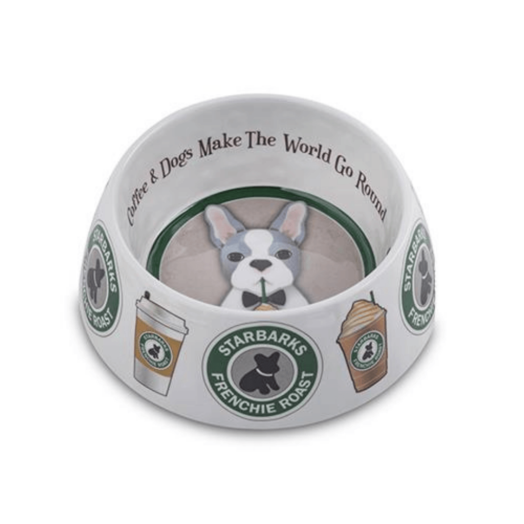 On the top go dog bowl