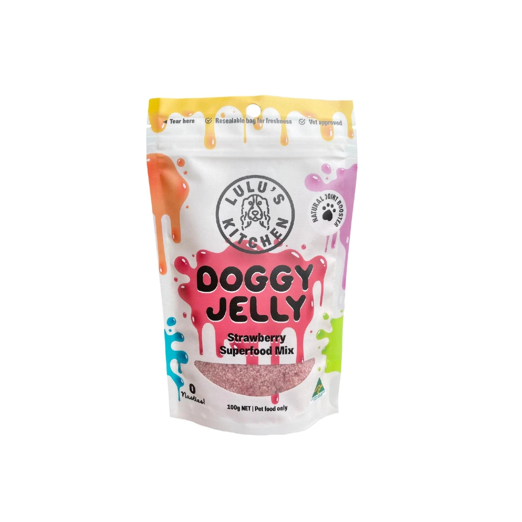 Strawberry Superfood Jelly - Pooch Luxury