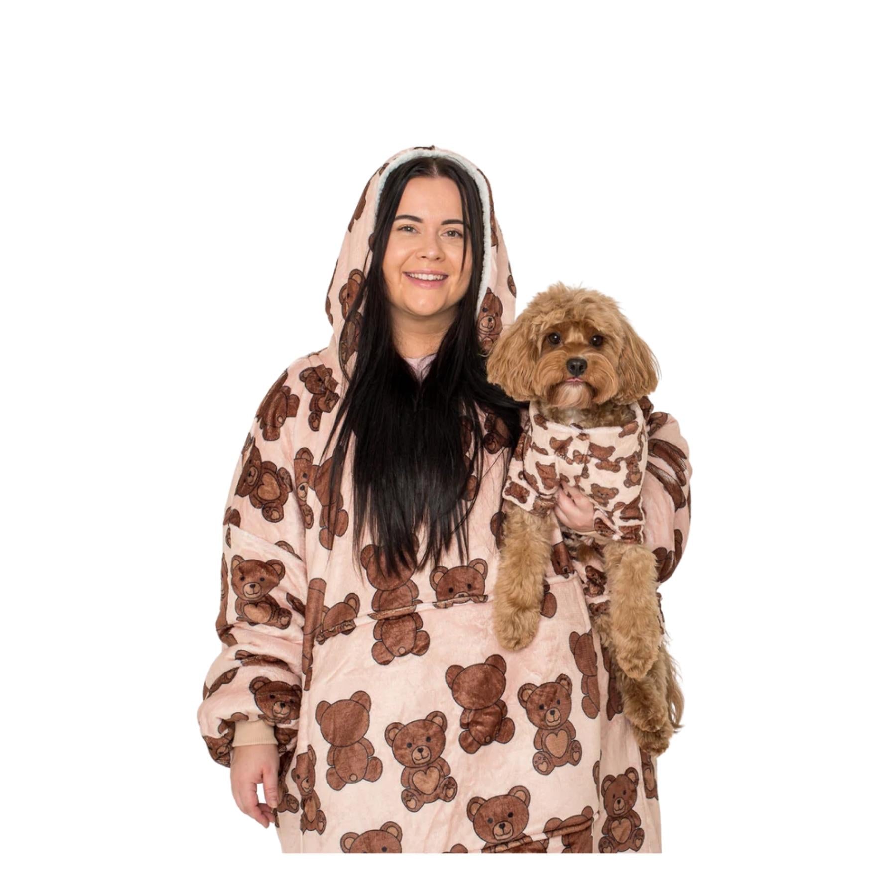 Teddy Bears Blanket Hoodie - Pooch Luxury