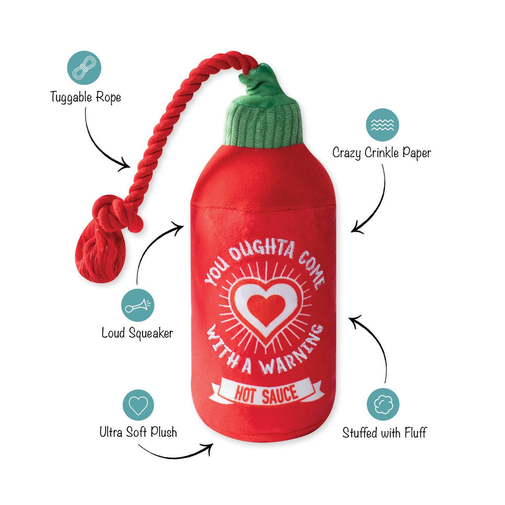 Valentine's Day Dog Toy - Hearts on Fire - Pooch Luxury