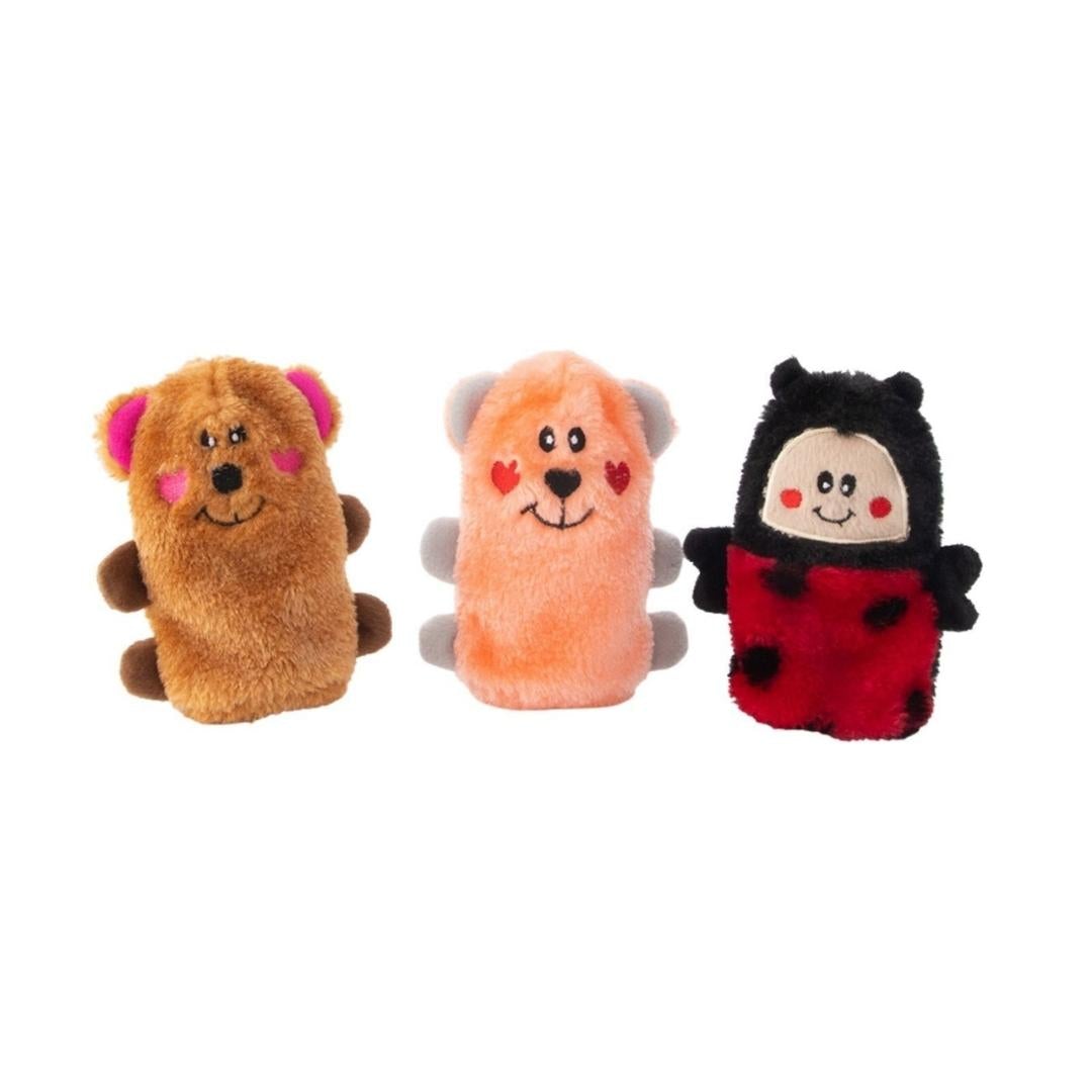 Valentine’s Squeakie Buddies Squeaker Dog Toys - 3-Pack - Pooch Luxury