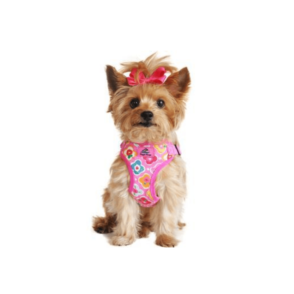 Wrap & Snap Choke Free Harness - Maui Pink - Pooch Luxury