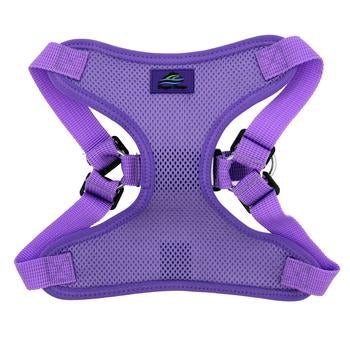 Wrap & Snap Choke Free Harness - Paisley Purple - Pooch Luxury