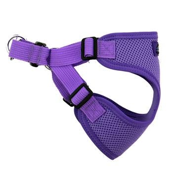 Wrap & Snap Choke Free Harness - Paisley Purple - Pooch Luxury