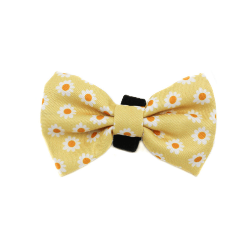 Yellow Daisy Bow Tie - Pooch Luxury
